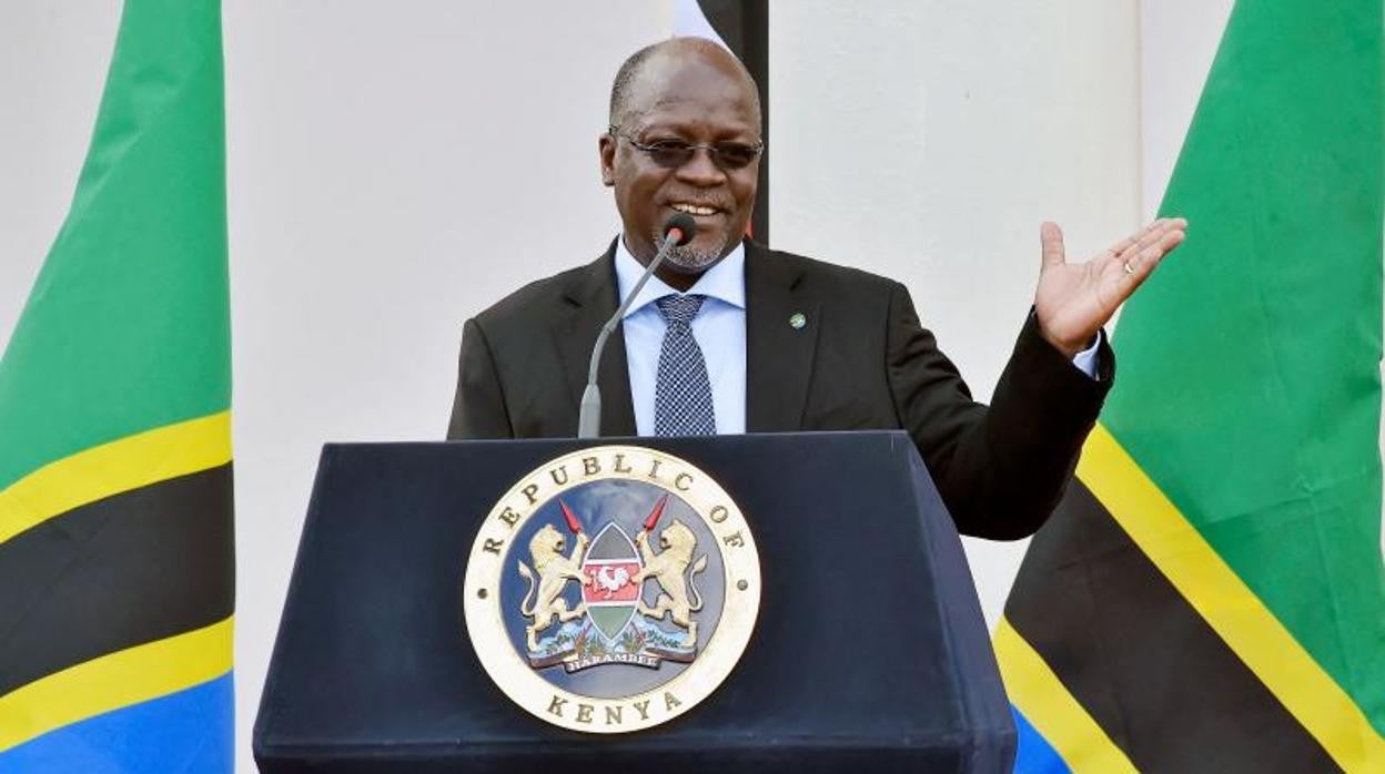 El difunto presidente de Tanzania, John Magufuli