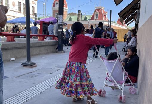 Menores en una calle de Ciudad Juárez