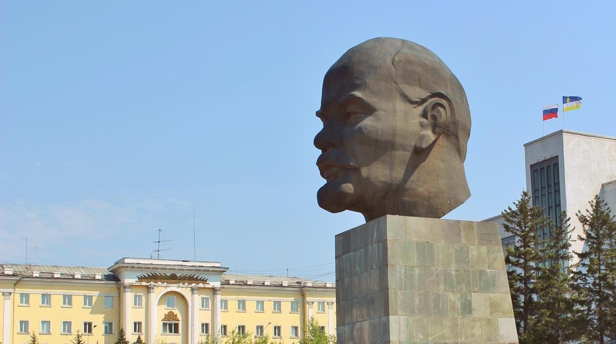 Busto de Lenin en Ulán-Udé, escenario del suceso