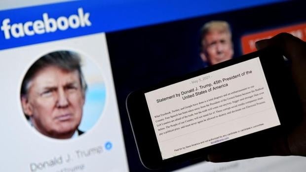 Facebook expulsa a Trump durante al menos dos años