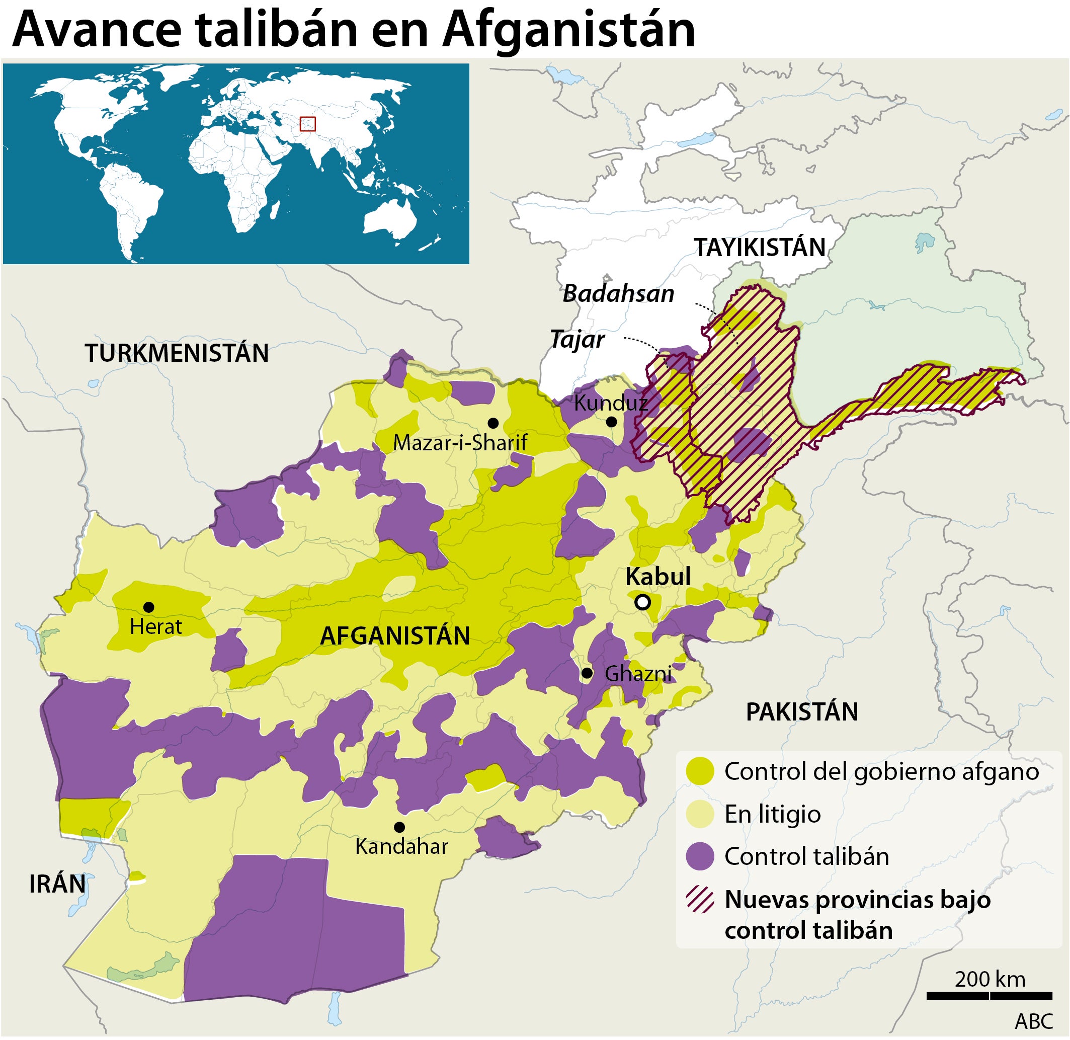 Más de mil soldados afganos huyen de los talibanes y se van a Tayikistán
