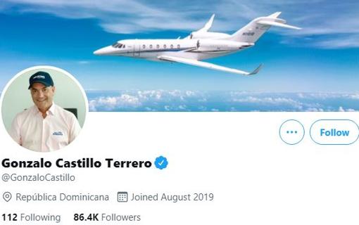 Perfil en Twitter de Gonzalo Castillo