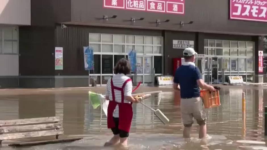 El sur de Japón se encuentra en nivel 4 de alerta por las fuertes lluvias