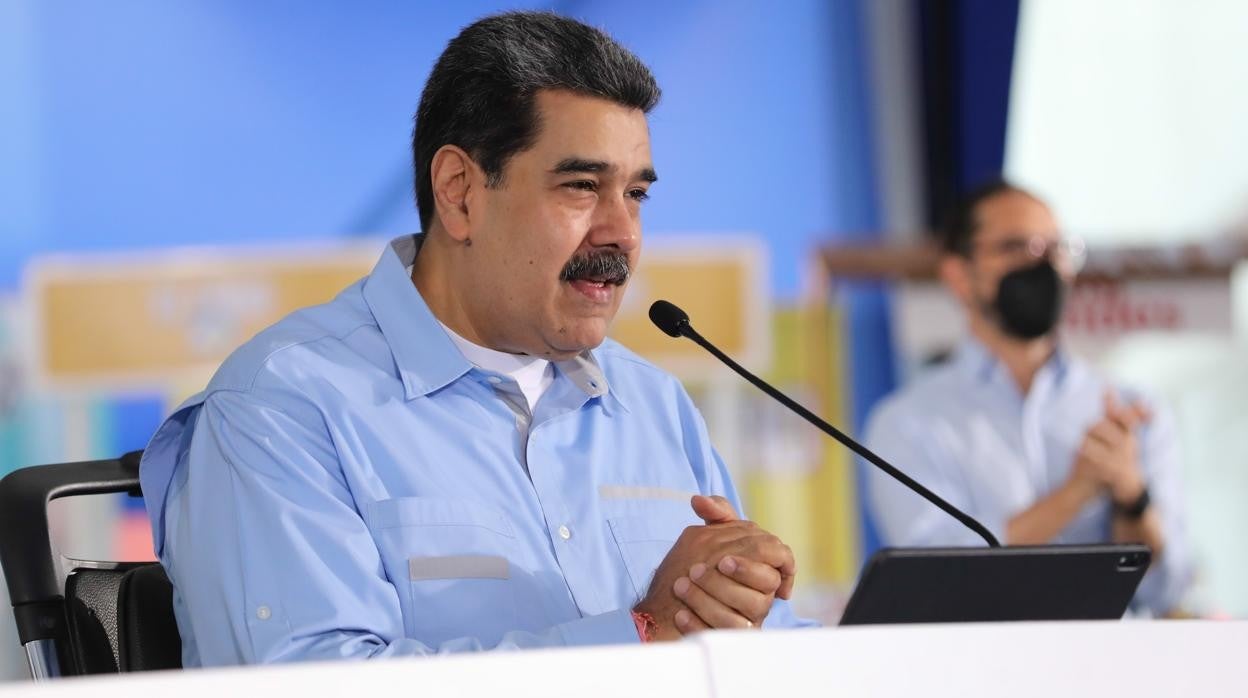Nicolás Maduro, esta semana en un acto en el Palacio de Miraflores, en Caracas