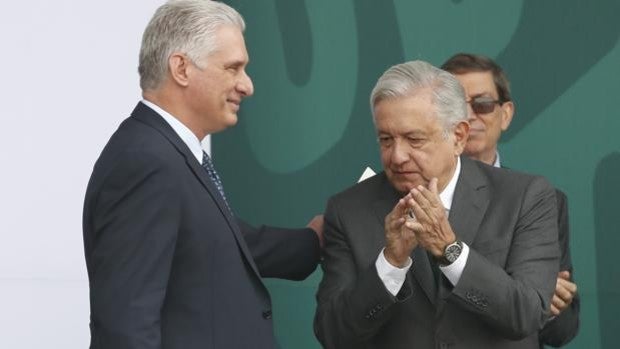 Díaz-Canel arremete contra la conquista española en el día de la patria en México