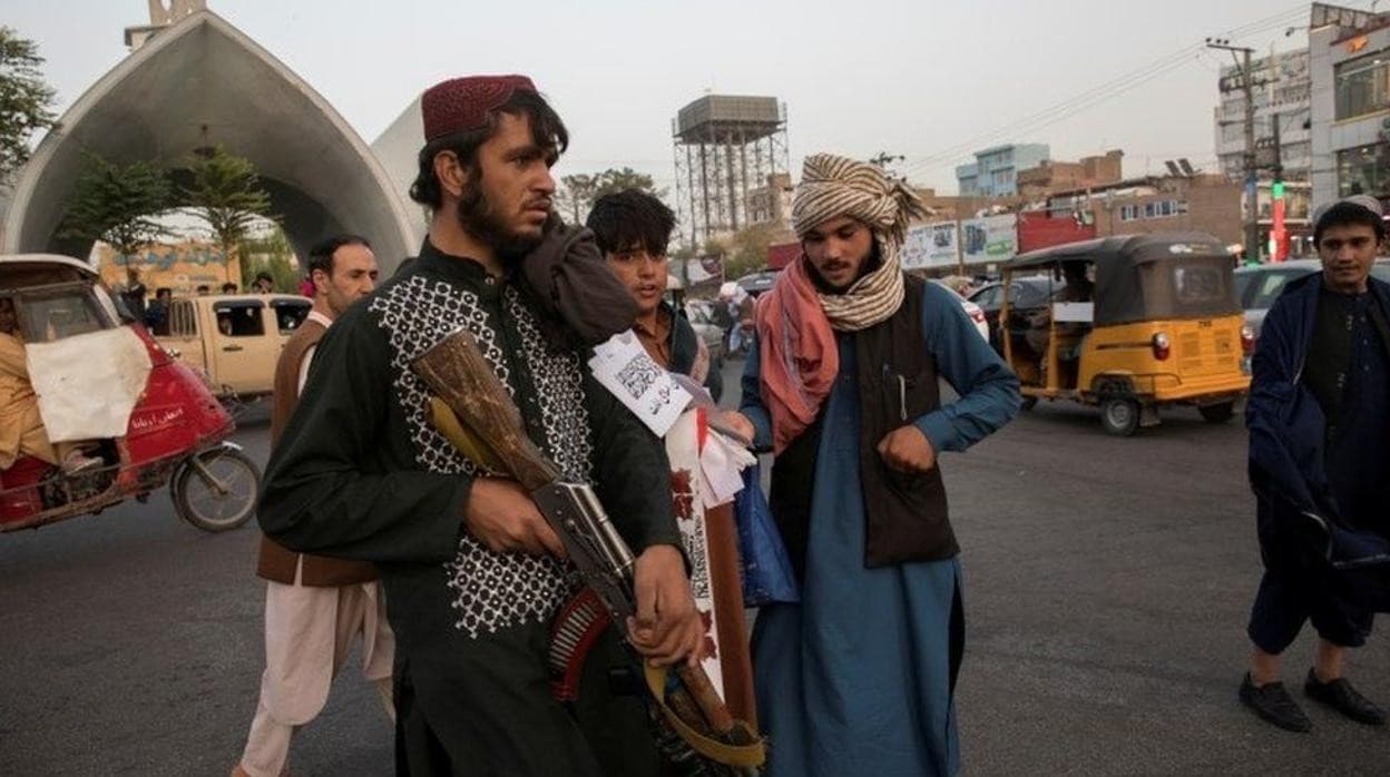Milicianos talibanes en la ciudad afgana de Herat el pasado 10 de septiembre