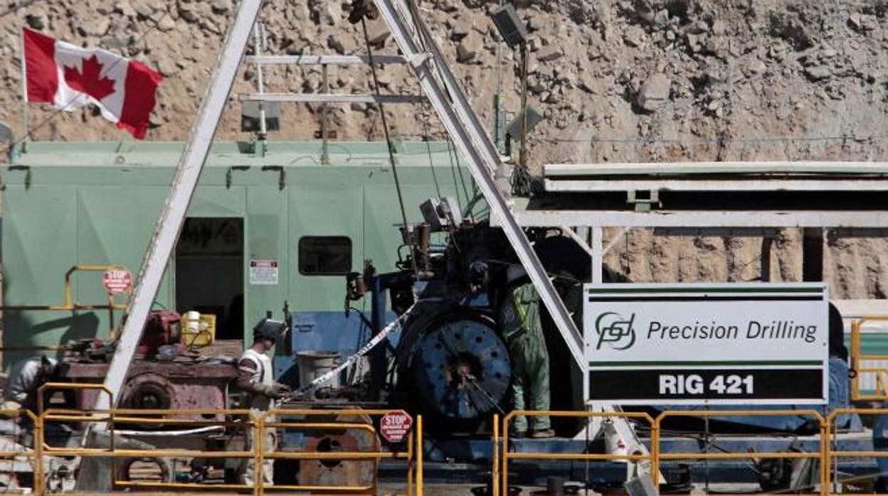 Una operación de rescate de 33 mineros atrapados en la mina San José, en Chile, en 2010