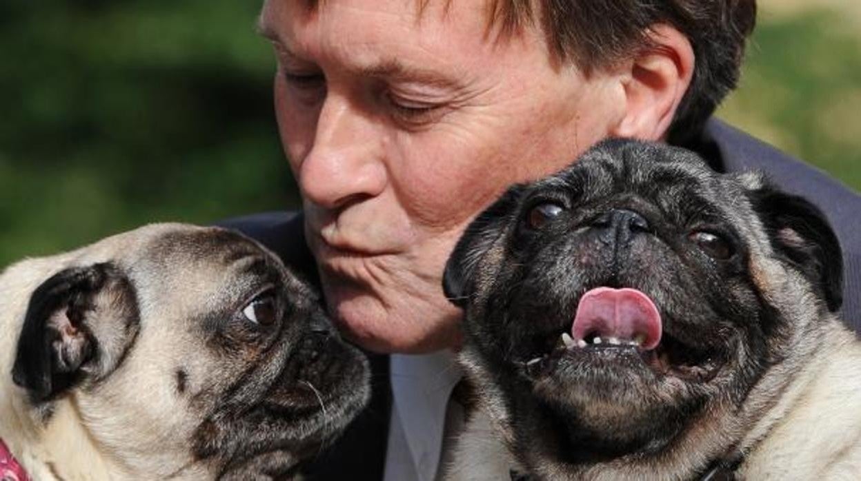 David Amess, en una imagen tomada durante el cocurso del Perro del Año de Westiminster en 2013