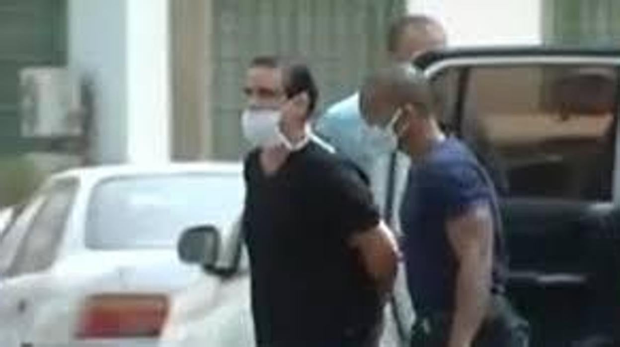Alex Saab, durante su detención en Cabo Verde