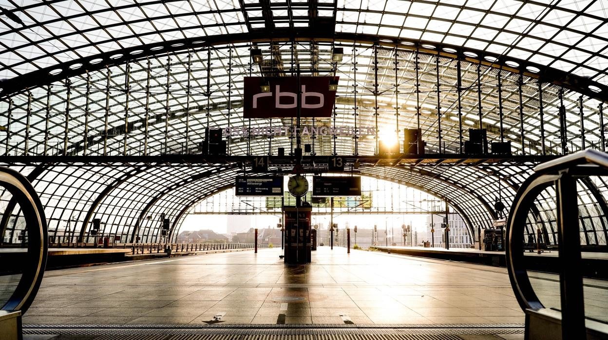 Vistas de una estación alemana a principios de septiembre