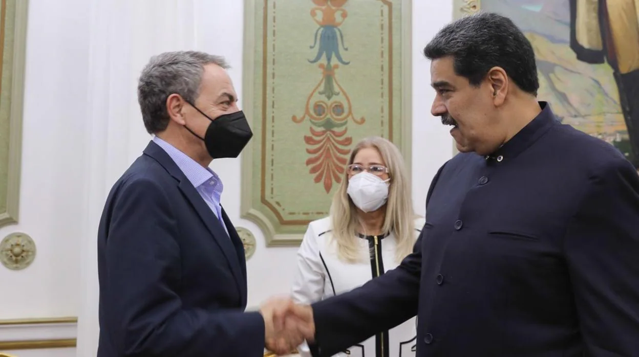Maduro recibe al expresidente del gobierno José Luis Rodríguez Zapatero, en Miraflores