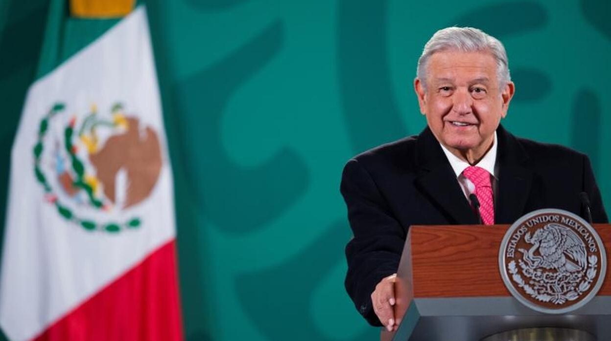 Andrés Manuel López Obrador, esta semana durante una de sus conferencias matutinas en el Palacio Nacional