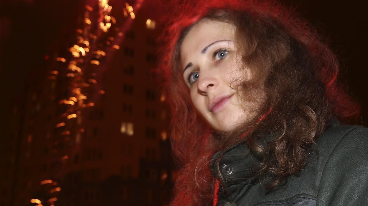 La cantante María Aliójina del grupo Pussy Riot, en una imagen de archivo