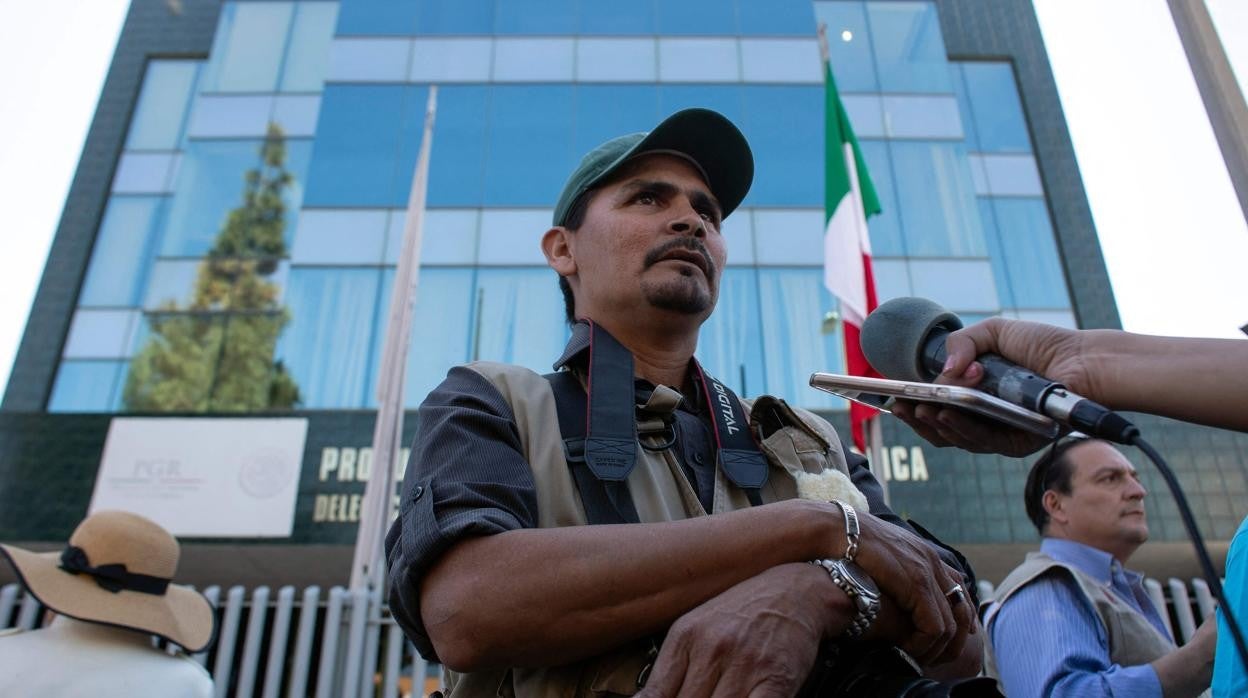 El fotoperiodista mexicano Margarito Martínez