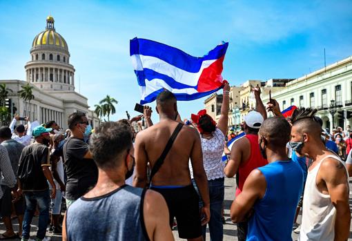 Protestas en La Habana