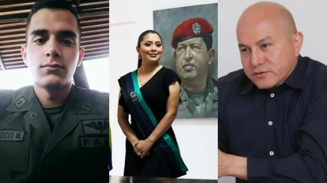 El teniente Ascanio Antonio Tarascio, Keyrineth Fernández y Carlos Vidal, detenidos por el chavismo