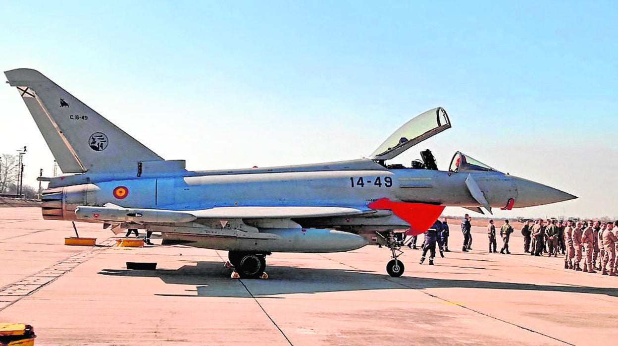 Los cazas eurofighter desplegados actualmente en Bulgaria están modernizados y cuentan con un misil Meteor