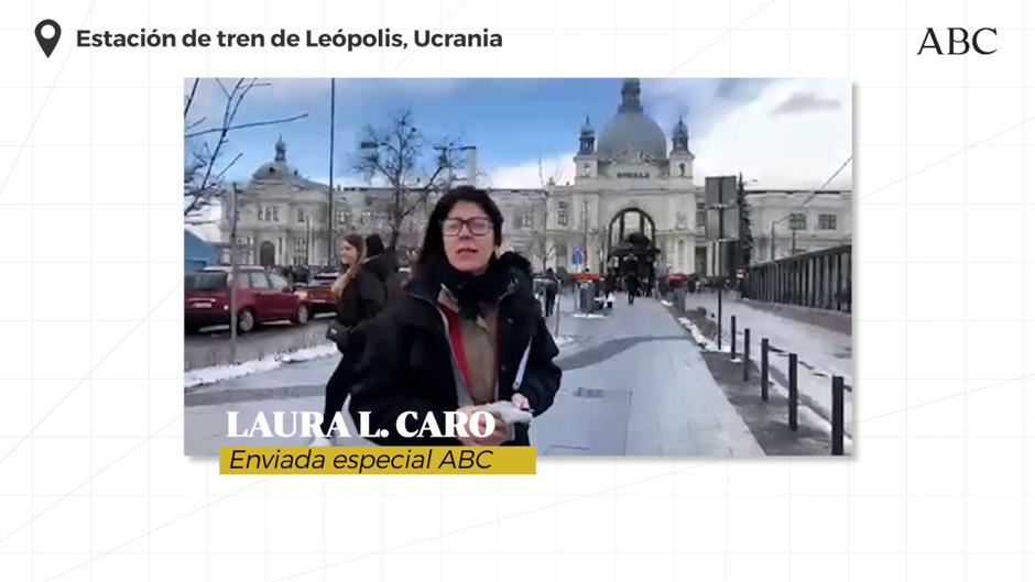 ABC, en Leópolis: «Miles de ucranianos vienen a esta ciudad para ir hacia Polonia»