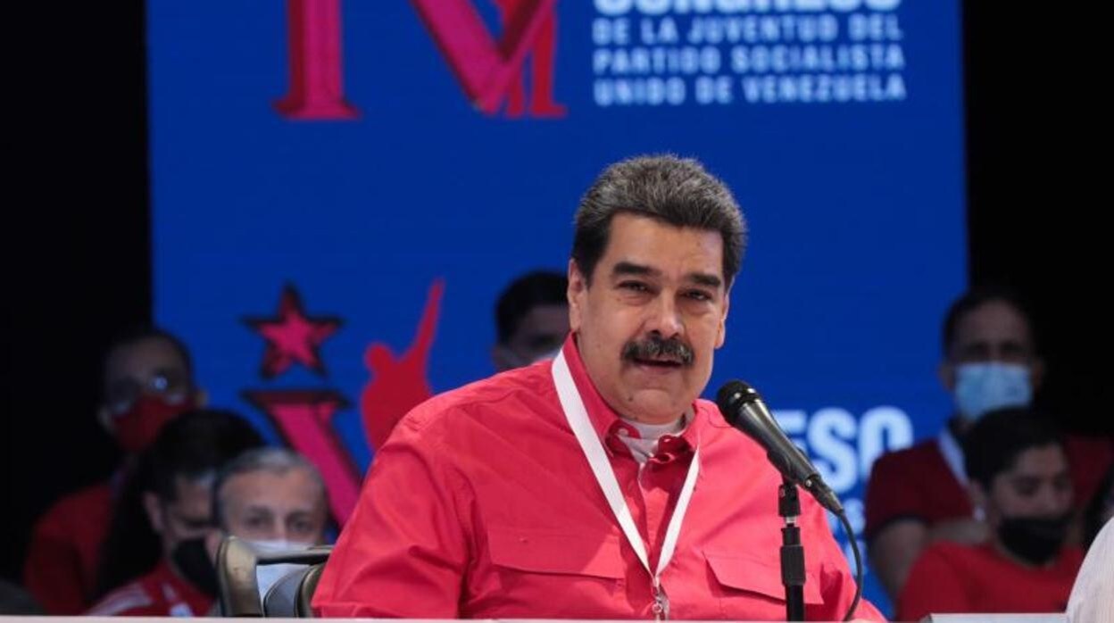 Maduro, en el Congreso de su partido este domingo