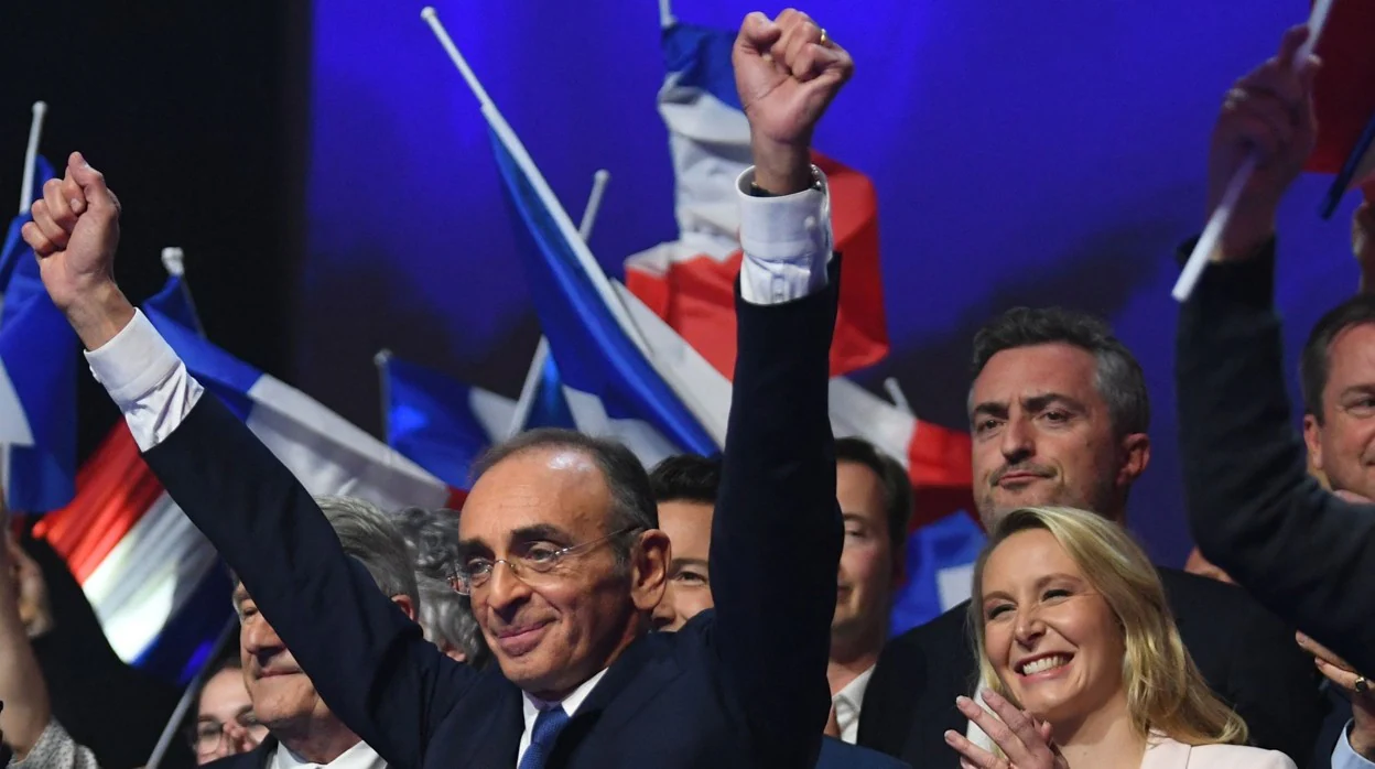 Eric Zemmour y Marion Marechal Le Pen, juntos en un acto