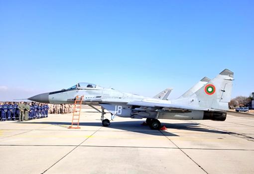 MiG-29 de la fuerza aérea de Bulgaria