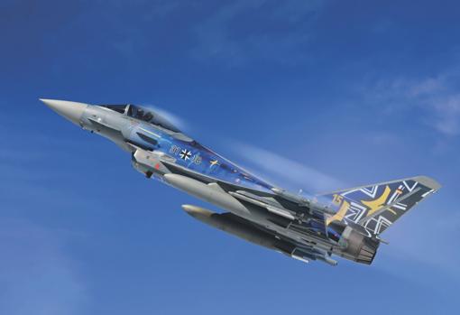 Eurofighter alemán, en una exhibición
