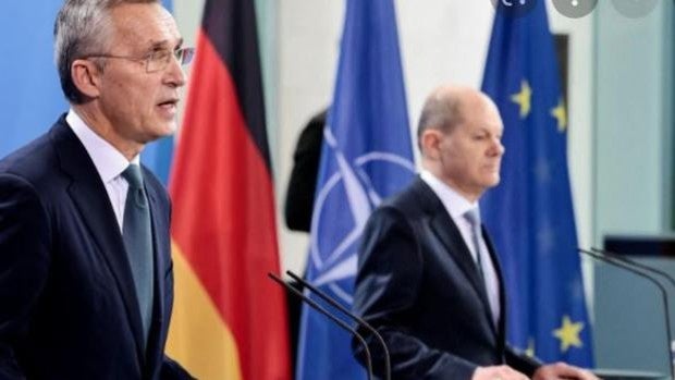 Stoltenberg y Scholz garantizan que la OTAN no intervendrá en la guerra de Ucrania