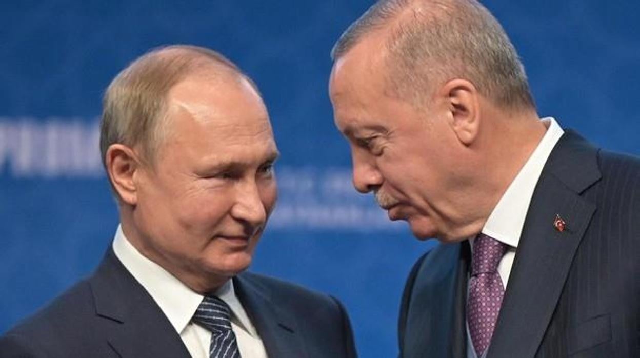 Putin y Erdogan, en un encuentro en 2020