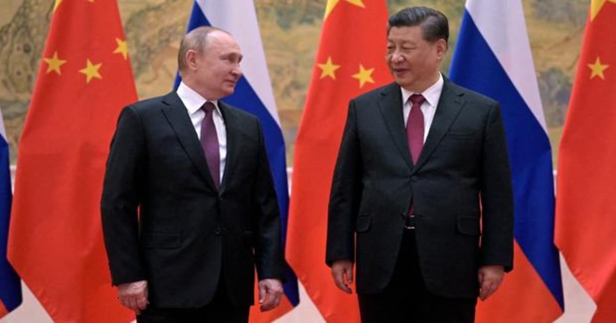 El presidente de Rusia, Vladímir Putin, y el presidente de China, Xi Jinping