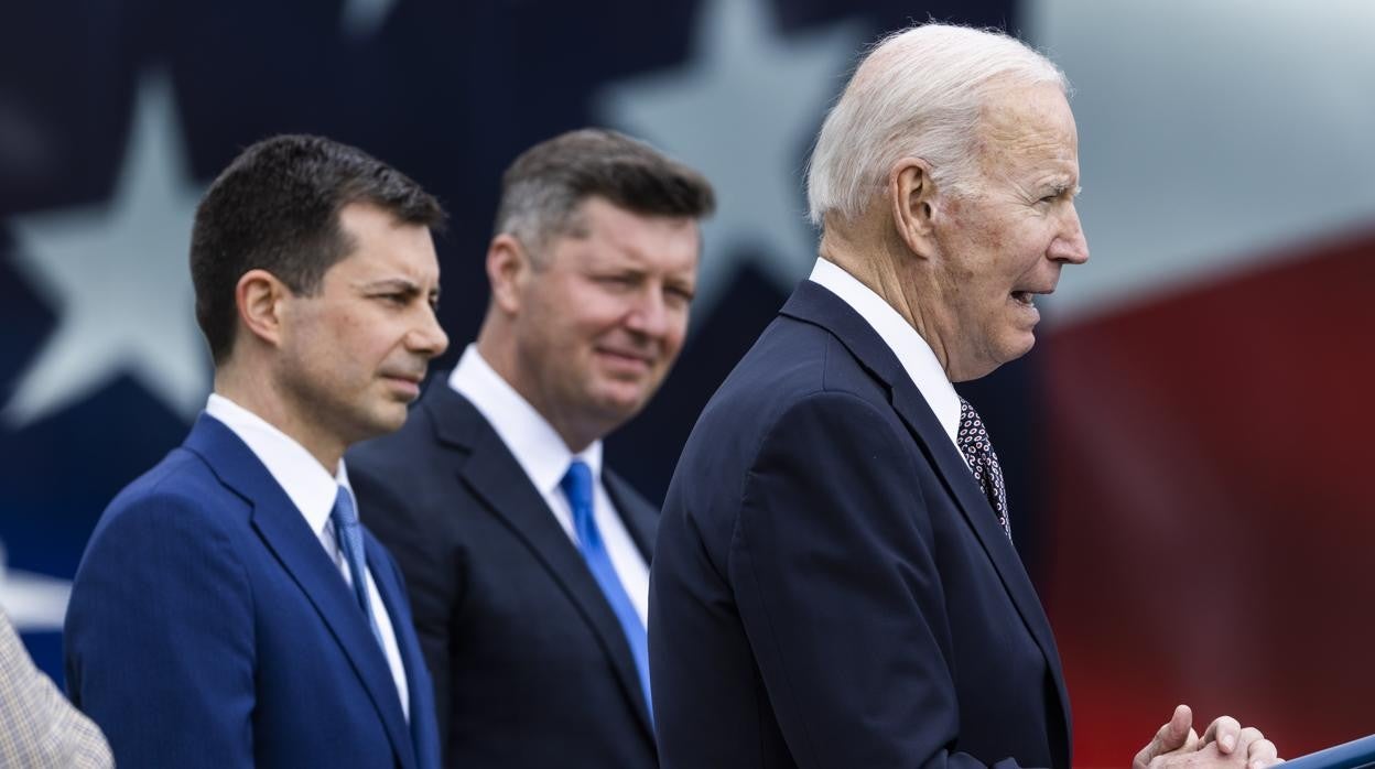 El presidente de Estados Unidos, Joe Biden, durante una comparecencia hoy en la Casa Blanca