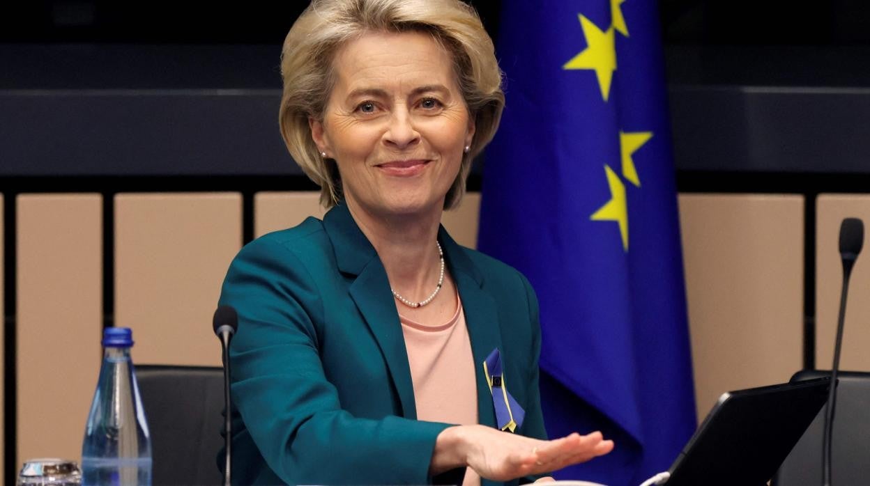 La presidenta de la Comisión Europea, Ursula von der Leyen