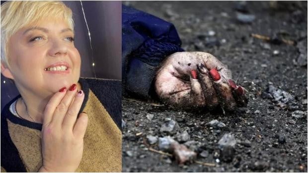 La foto que ya es símbolo de la masacre de Bucha: «Esa mano es de Iryna, una mujer que amaba la vida»