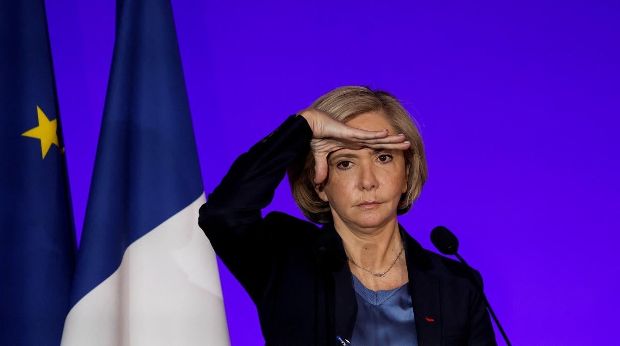 La candidata de Los Republicanos, Valérie Pécresse