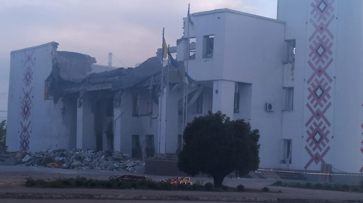 Derachi, noroeste de Járkov, zona de presunta retirada rusa