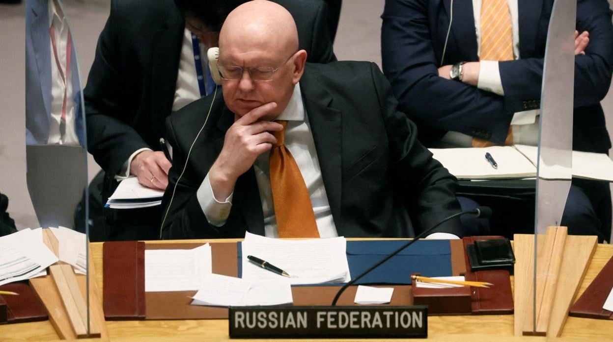 El embajador de Rusia ante la ONU, Vasili Nebenzia