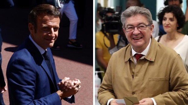 Legislativas en Francia: empate técnico entre Macron y Mélenchon, con ventaja para la coalición de izquierdas