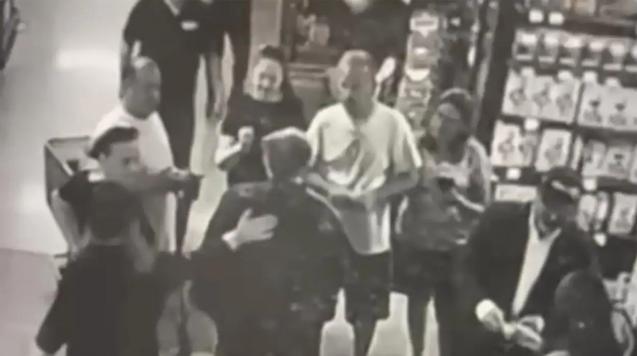 Captura del vídeo de la agresión