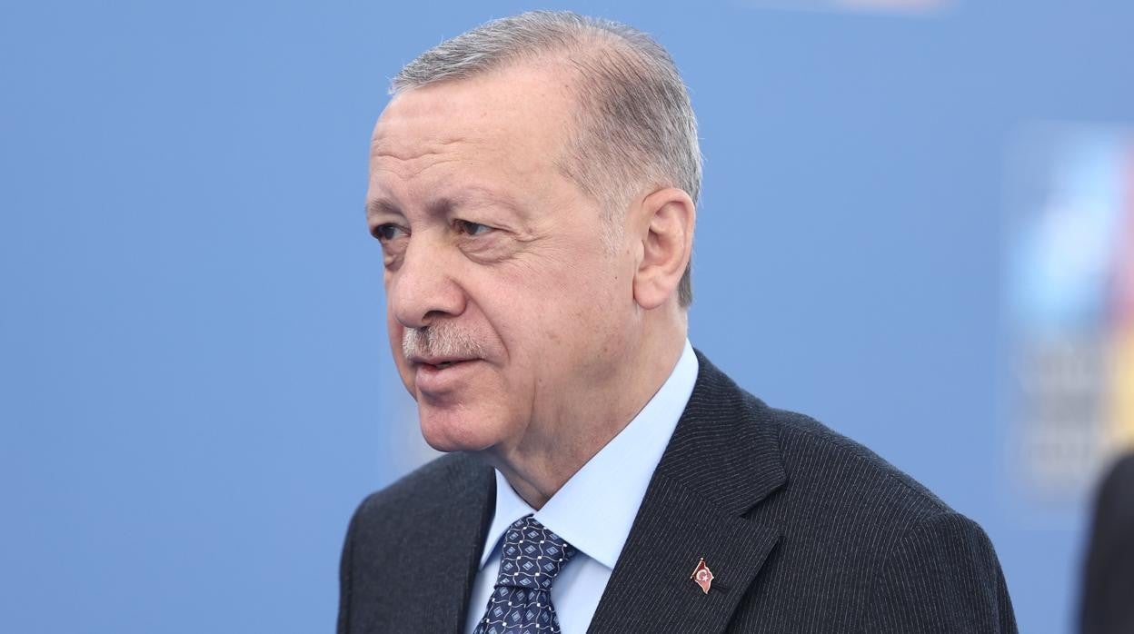 El presidente de Turquía, Recep Tayip Erdogan, en la Cumbre de Madrid