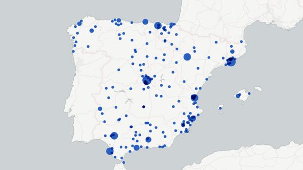 La España afortunada: las localidades con más premios Gordos