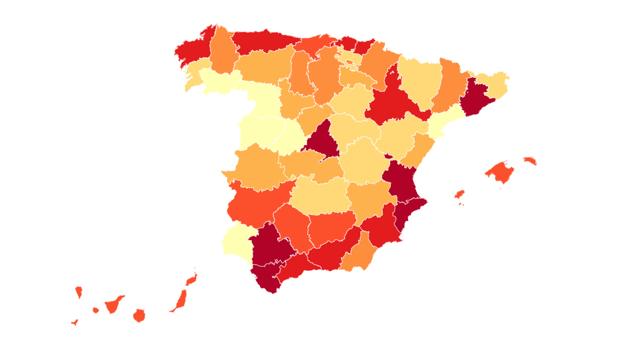 Las tres provincias donde nunca ha tocado el Gordo