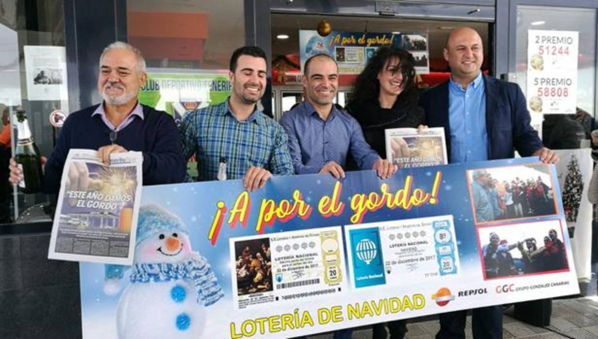 Gasolinera de Granadilla, que ha dado el Gordo en Tenerife