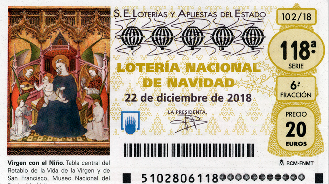 Décimo de Lotería de Navidad 2018