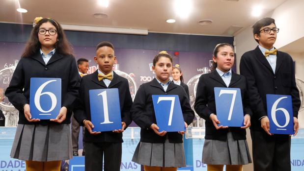 El 61776, segundo premio de la Lotería del Niño