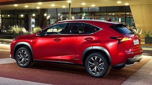 Líneas angulosas para el Lexus NX F SPORT