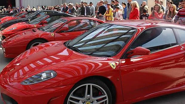 La concentración de Ferrari del año pasado causó sensación