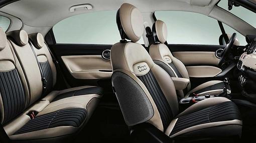 Las plazas traseras del Fiat 500X son justitas
