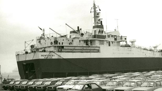 Embarque de los Fiesta tras salir de fábrica en 1976
