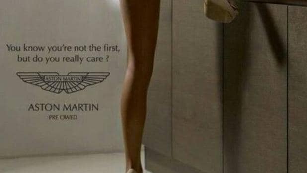 Aston Martin recurre al sexo para vender coches de segunda mano
