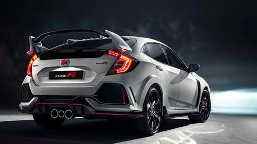 La trasera del nuevo Honda Civic Type R da miedo