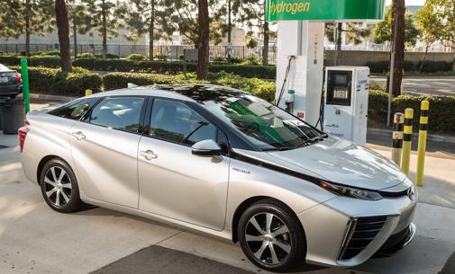 El Toyota Mirai utiliza hidrógeno como combustible